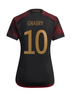 Deutschland Serge Gnabry #10 Auswärtstrikot für Frauen WM 2022 Kurzarm